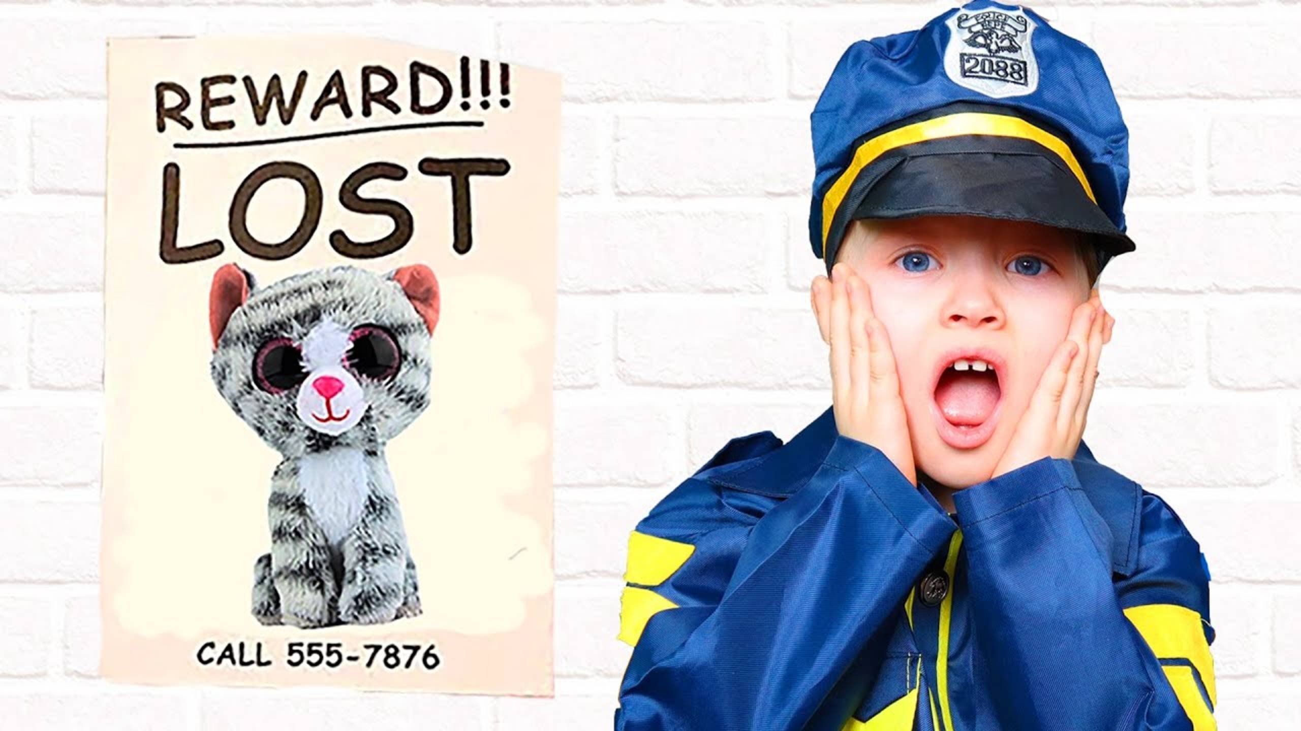 Полицейский Милана ищет котёнка