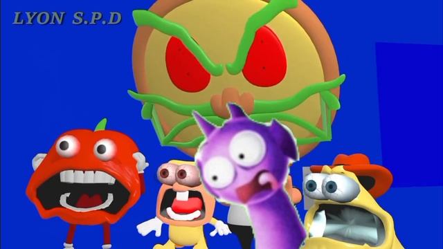 Pizza Tower Screaming Meme But Peppino Is Durple Sprunki смотреть онлайн