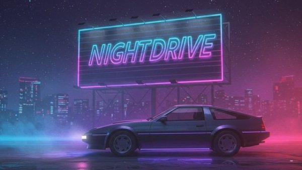 Night Drive 1984 – A Synthwave Journey Into The Neon Night
