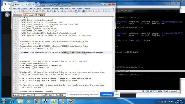 Linux sed find cut diff env commands смотреть онлайн