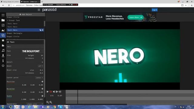 КАК СДЕЛАТЬ 3D Интро БЕЗ ПРОГРАММ!!!! смотреть онлайн