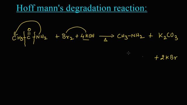 Hoffmann Degradation Reaction | Preparation of Methyl amine from Acetamide | Organic Chemistry 12 | смотреть онлайн