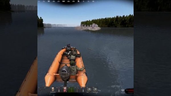 ПОГОНЯ на ЛОДКЕ в DayZ #dayz #shorts #gaming #chase #shots #boat #hellgate #funny #video #игры #yt