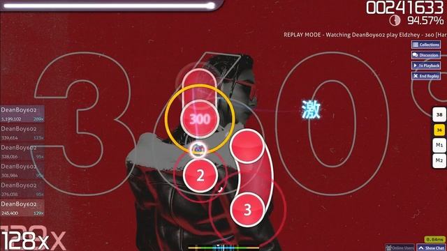 Eldzhey - 360 [Hard] Osu смотреть онлайн