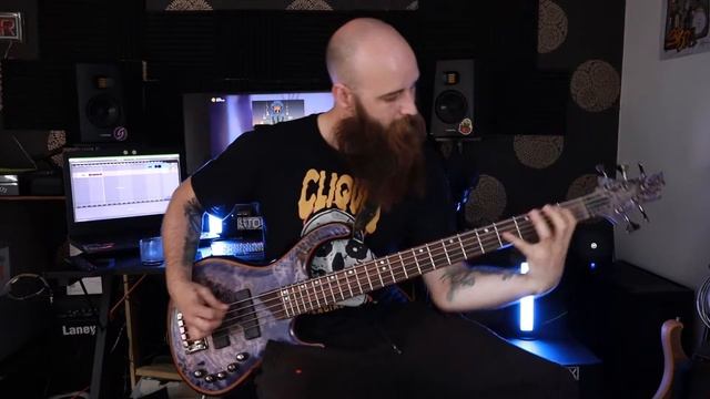 Cliques - Anaconda | Bass Play-through | Live Drum & Bass