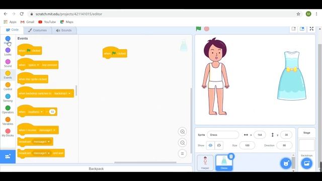 Scratch Tutorial #2 | How to Dress Up A Sprite in Scratch | For Beginners | Coding | By Mohit Kumar смотреть онлайн