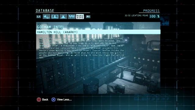 Batman: Arkham Origins (PS3) Gamechive (Database 3/4: All Gotham Intel) смотреть онлайн