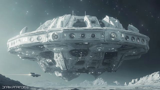 Exile on the Ice Frontier – Drifting Through Frozen Silence - Dark Sci fi Music смотреть онлайн