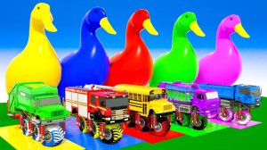 Школьный Автобус, Пожарная Машина, Камаз, Песня Акулёнка Детские песенки