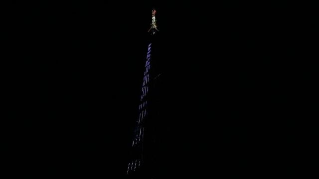 Новая подсветка на телевышке Ростовского ОРТПЦ / Lights On TV Tover In Rostov-on-Don