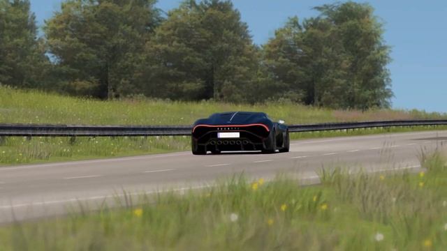 Bugatti La Voiture Noire vs McLaren P1 at Hihglands смотреть онлайн