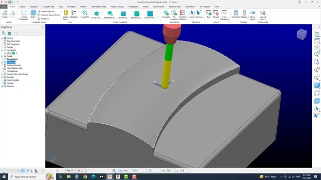 Powermill 2020 Tutorial | Powermill Programming Tutorial | Parametric Offset Finishing
