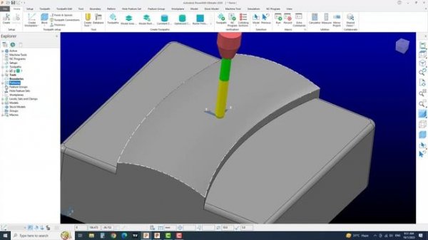 Powermill 2020 tutorial | powermill programming tutorial | parametric offset finishing