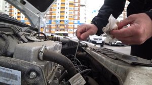 Расход масло на пробеге 18000 км На Лада Гранта