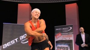Fibo 2011 - Elena Shportun Frauen Bodybuilding Kür Champion Weltmeisterin Best Body Nutrition