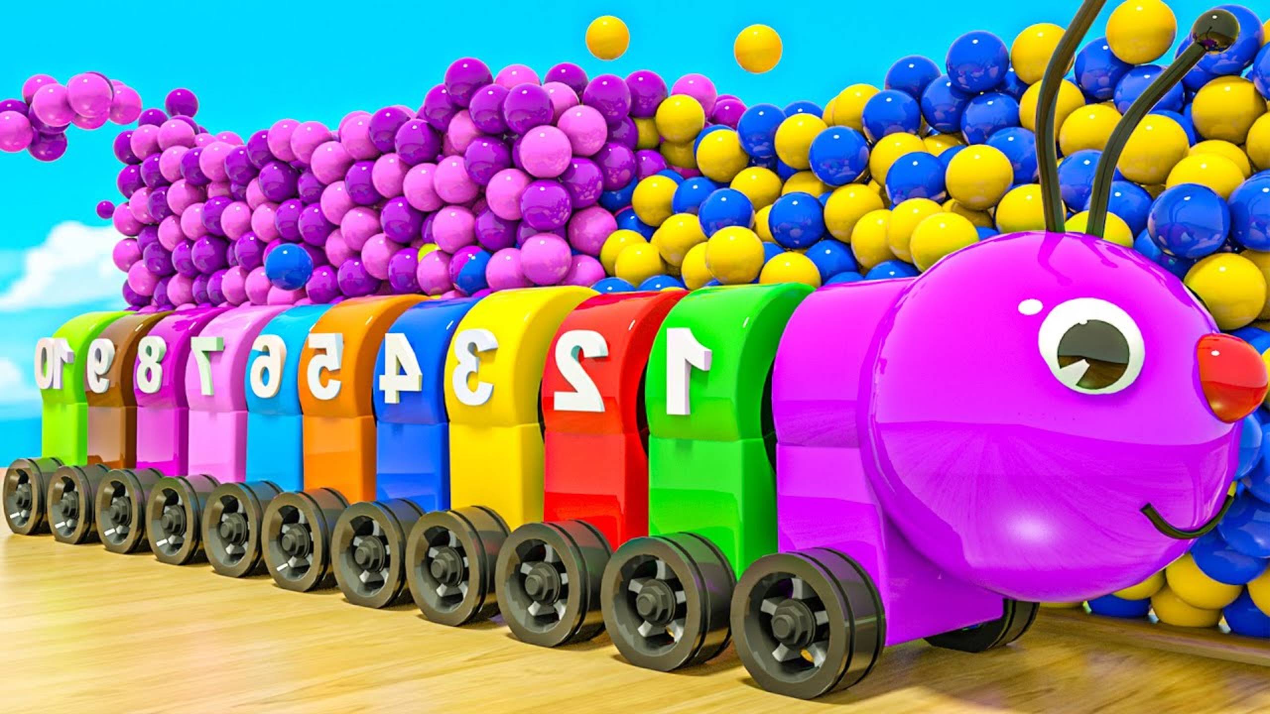 Давайте считать от 1 до 10 Детские песенки смотреть онлайн