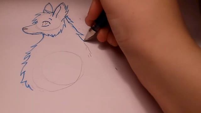 Drawing a neon wolf (unfinished) смотреть онлайн