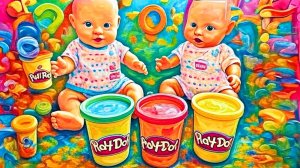 Куклы Пупсики Артёмка и Амелия Играют в Игрушки Видео для Детей