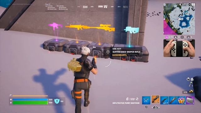 HANDCAM Fortnite Gameplay on Nintendo Switch #5 | CHAPTER 4 SEASON 4 смотреть онлайн