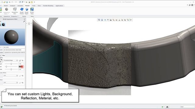 Creo Tutorial: How to... ADVANCED RENDERING with PTC Creo Parametric 2.0 смотреть онлайн