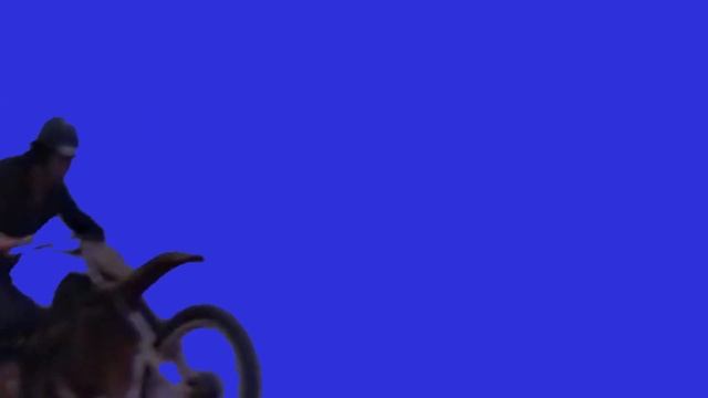 Motocross Jumping in Blue Screen смотреть онлайн
