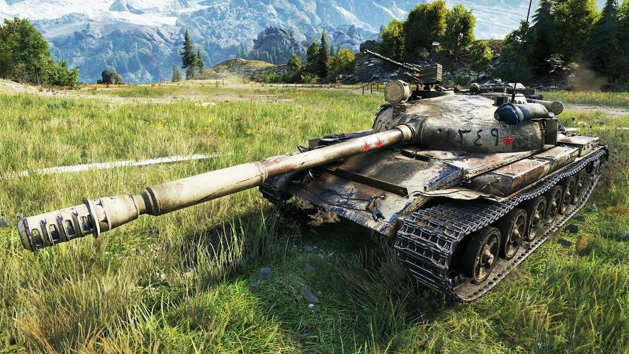 Мир танков, об140, натиск, 6 килов и вытянутая катка