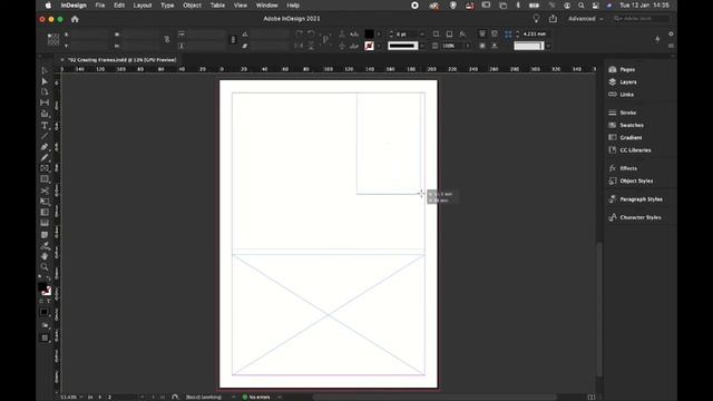How to create frames in Adobe InDesign? смотреть онлайн
