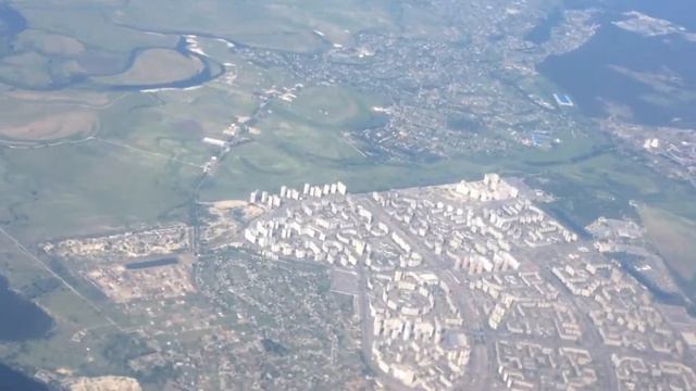 Троещина и Оболонь - вид с неба