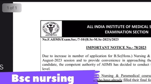 aiims bsc nursing application form 2023, | Correction Window Open 🔥 #neetnews #viral смотреть онлайн