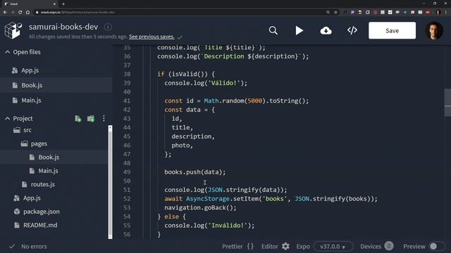 React Native - Lista de Leitura - 0305 - Listando dados cadastrados - Parte 2 смотреть онлайн