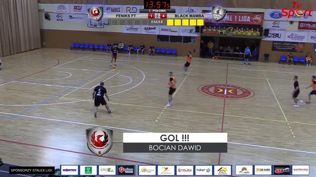 Stalex Liga 17, FENIKS FUTSAL TEAM – BLACK MAMBA/RAGNAR/VECTOR (II LIGA), godz. 12:00, 06-01-2024 смотреть онлайн