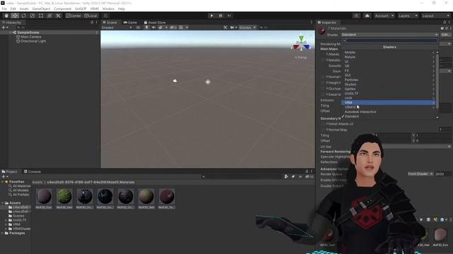 Convert Ready Player Me Avatar For Use In VSeeFace & Vup
