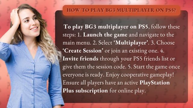 How to play BG3 multiplayer on PS5? смотреть онлайн