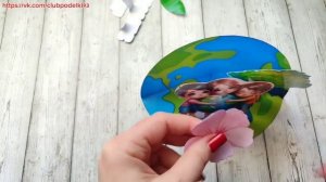 Поделка День Земли Аппликация своими руками