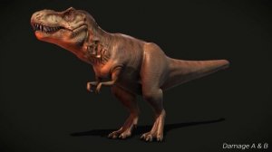 Unity asset store / T-Rex animated game asset