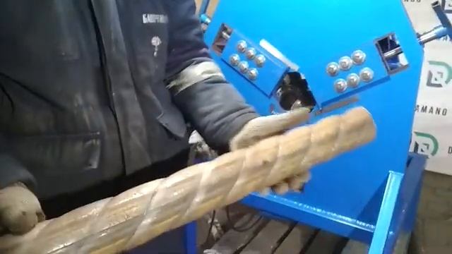 Станок витая труба _Дамано_ (360p) смотреть онлайн