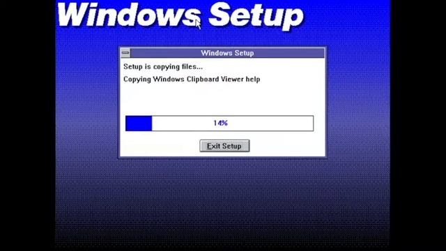 Installing Windows 3.1 build 043e смотреть онлайн