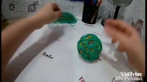 |DIY| шар из резинок +200 резинок