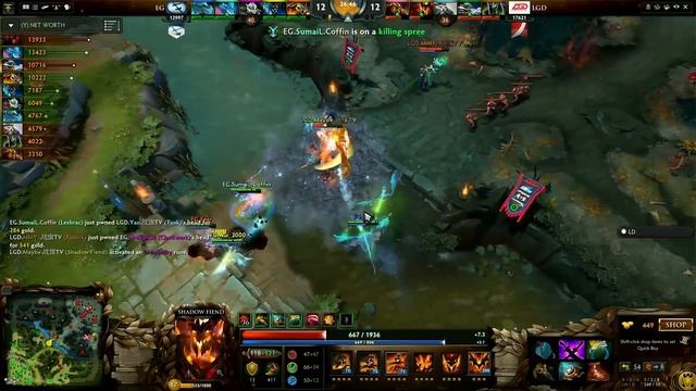Dota 2 MMY Rubick Winter's Curse - EG vs LGD TI5 смотреть онлайн
