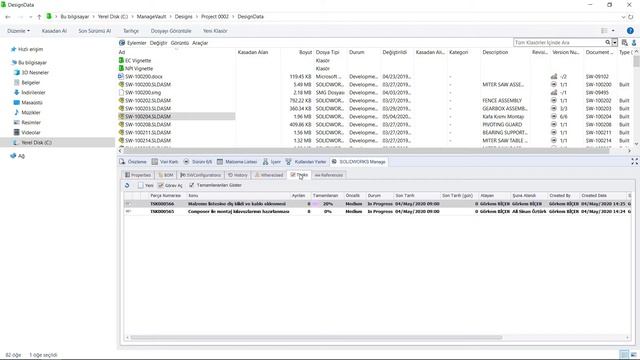 SOLIDWORKS MANAGE - PDM ve SOLIDWORKS Bağlantısı смотреть онлайн