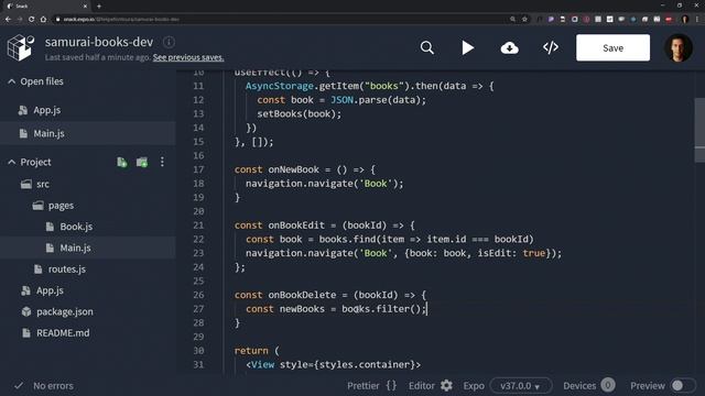 React Native - Lista de Leitura - 0307 - Excluindo um registro смотреть онлайн