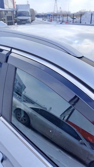 Дефлекторы (ветровики) окон с хром молдингом - KIA Ceed III универсал (2018-) АВТОВОЛНА #kiaceed смотреть онлайн