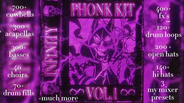 INFINITY PHONK KIT VOL.1 (MASSIVE FREE PHONK SAMPLE PACK) смотреть онлайн
