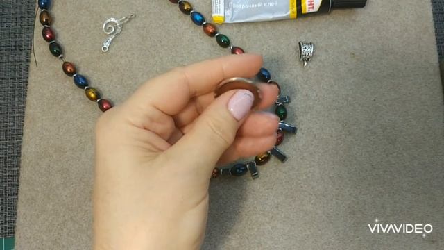 Превращение пуговицы в подвеску! Как сделать подвеску из пуговицы_ #колье #браслет смотреть онлайн