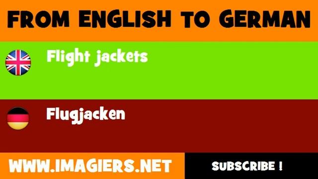 FROM ENGLISH TO GERMAN = Flight jackets смотреть онлайн