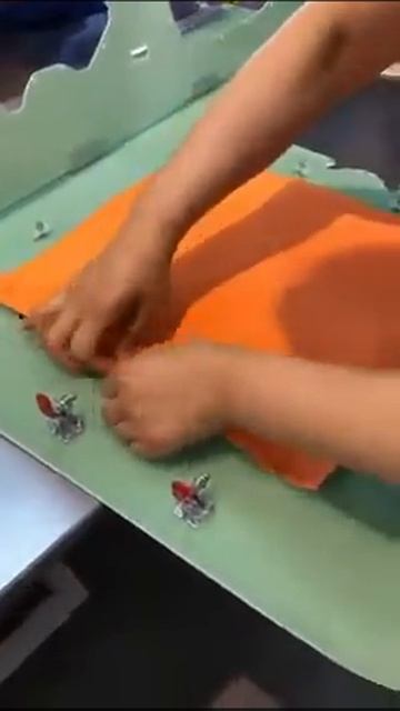 how to clamp leather laminated leather on template for cnc sewing stitching quilting machine смотреть онлайн