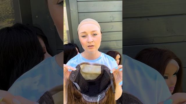Полусистема с имитацией что делать с сеткой ? Как одеть парик ? #купитьпарик #алопеция #hair #втоп смотреть онлайн