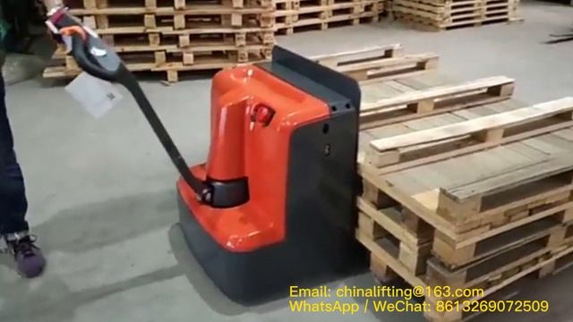 04 2000kg 2ton Walkie Electric Power Pallet Jack Truck Elep 20c Full electric With Ce And Iso Certi смотреть онлайн