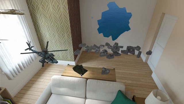 Apple Vision Pro Prototype - Destructible Wall with Portal - 7/19/2023 смотреть онлайн