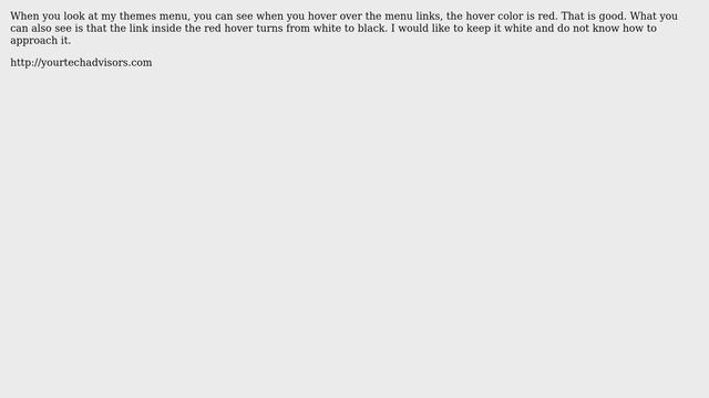 Wordpress: How to change menu hover color to white on my theme? смотреть онлайн